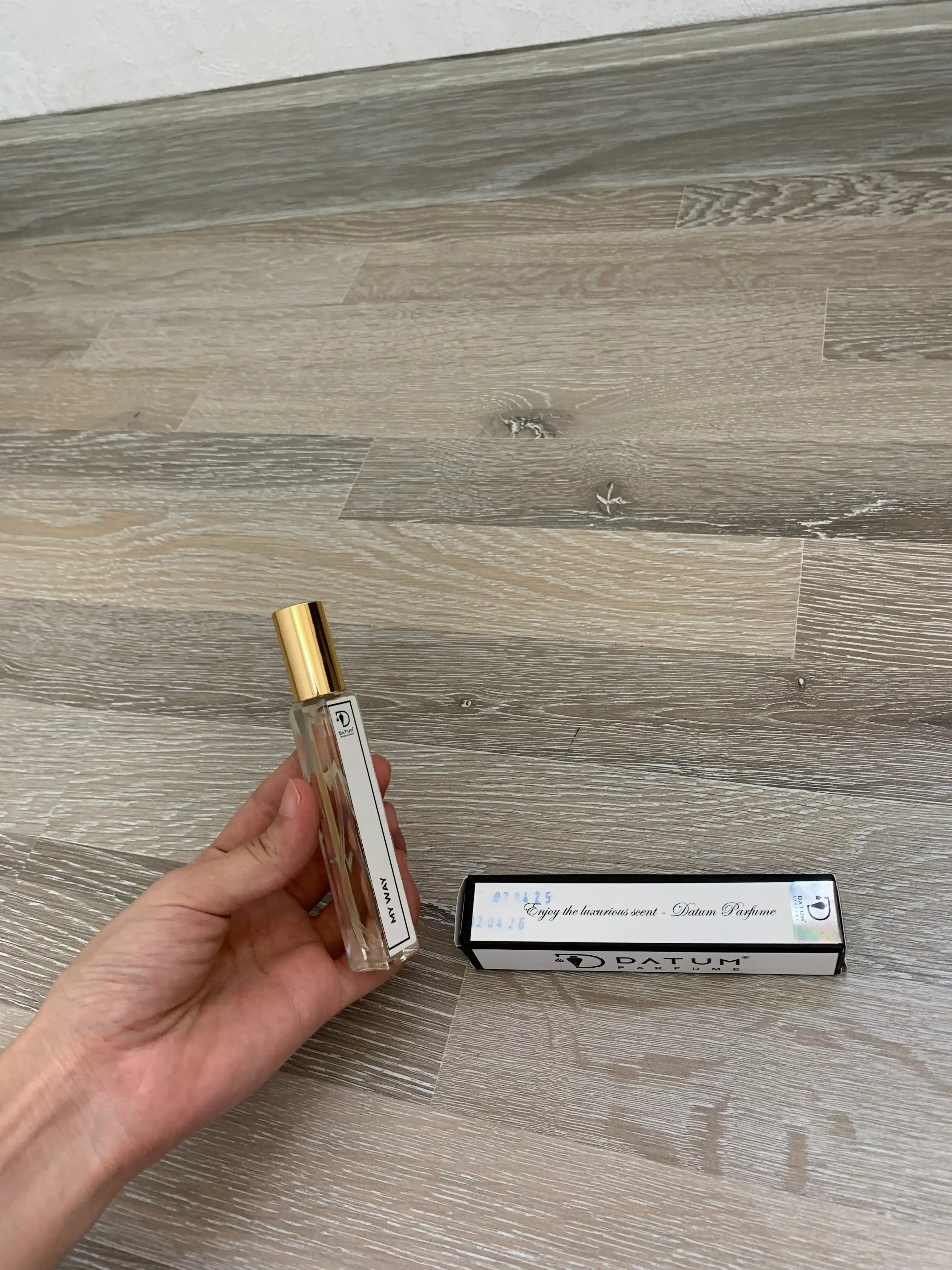 Ayollar atiri Datum Parfume My Way, apelsin guli, tuberoza va oq muskus bilan
