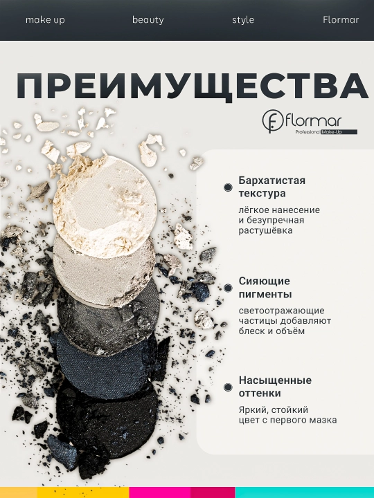 Палетка теней для век, Color Palette Eyeshadow Flormar
