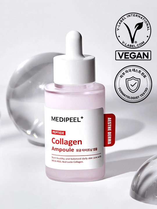 Kollagen bilan mustahkamlovchi peptid ampula MEDIPEEL Red Lacto Collagen Tightening Ampoul