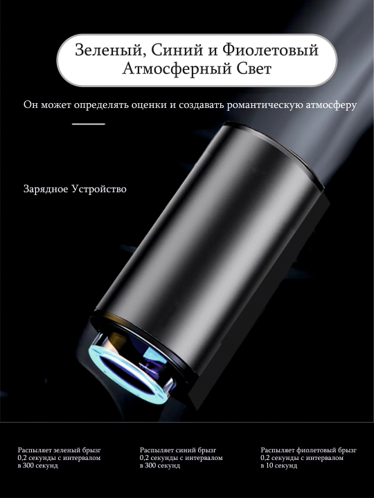 Avtomobil uchun avtomatik aqlli aromadiffuzeri, aromatizator, 3 ta aromatizator sovg'a