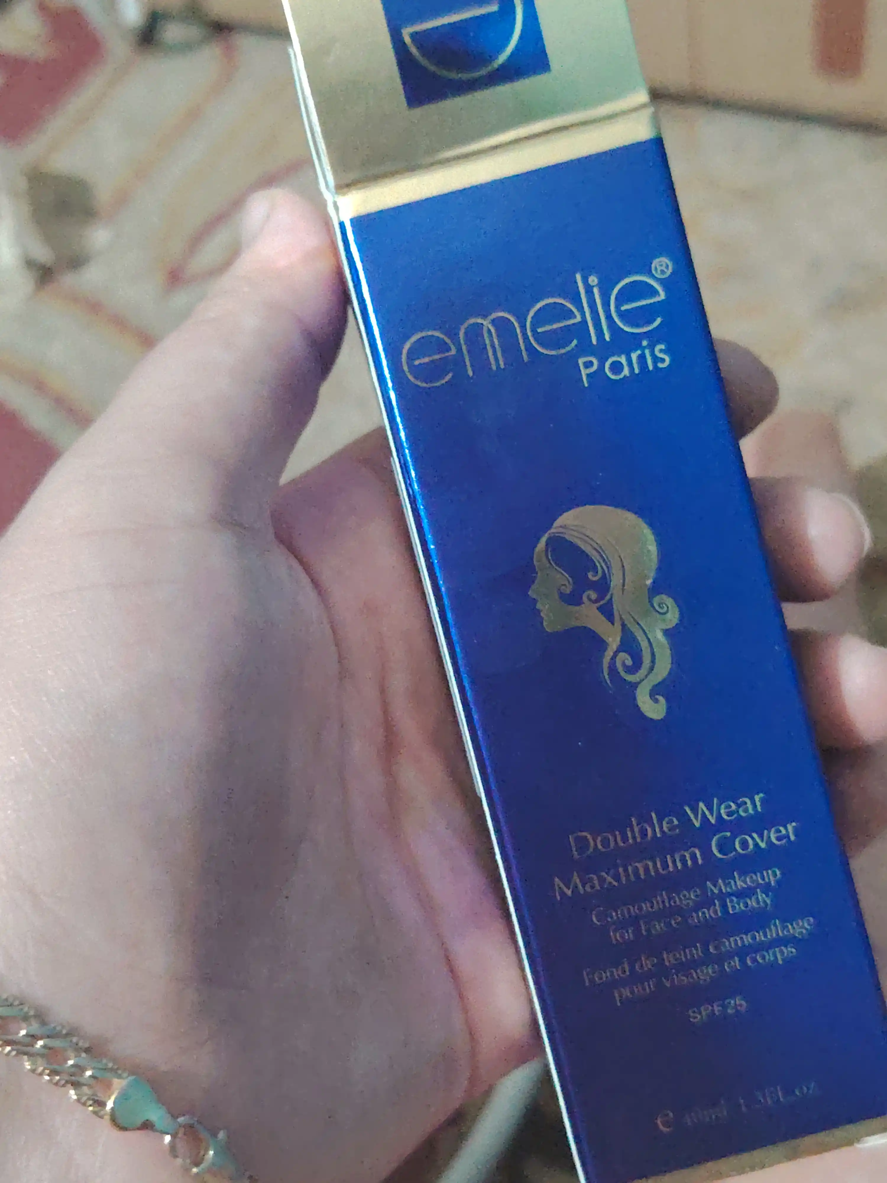 Tonal krem, emelie SPF 25 makiyaj asosi, namlantiruvchi, xira tusli, 45 ml