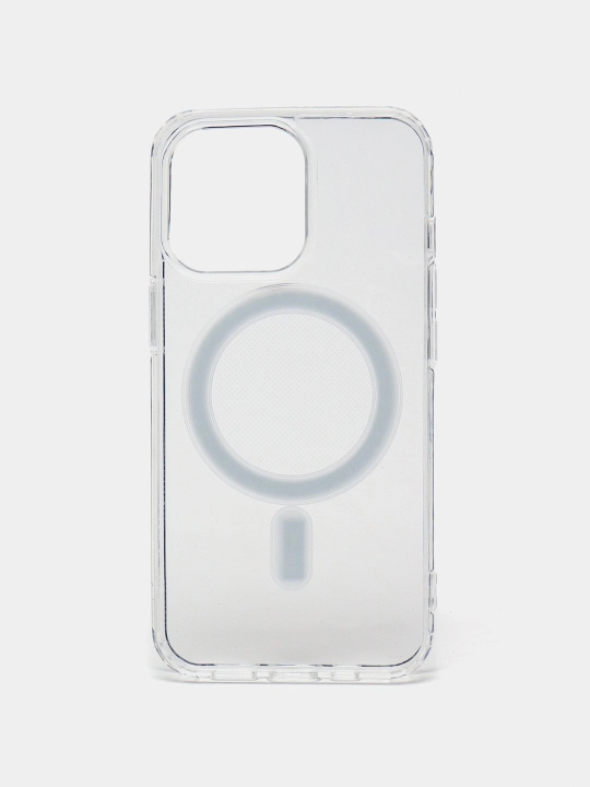 Чехол MagSafe iPhone 7, 8, SE, XR, 12, 13, 15, 16, 17 ProMax, 16 Pro Max, Mini, прозрачный