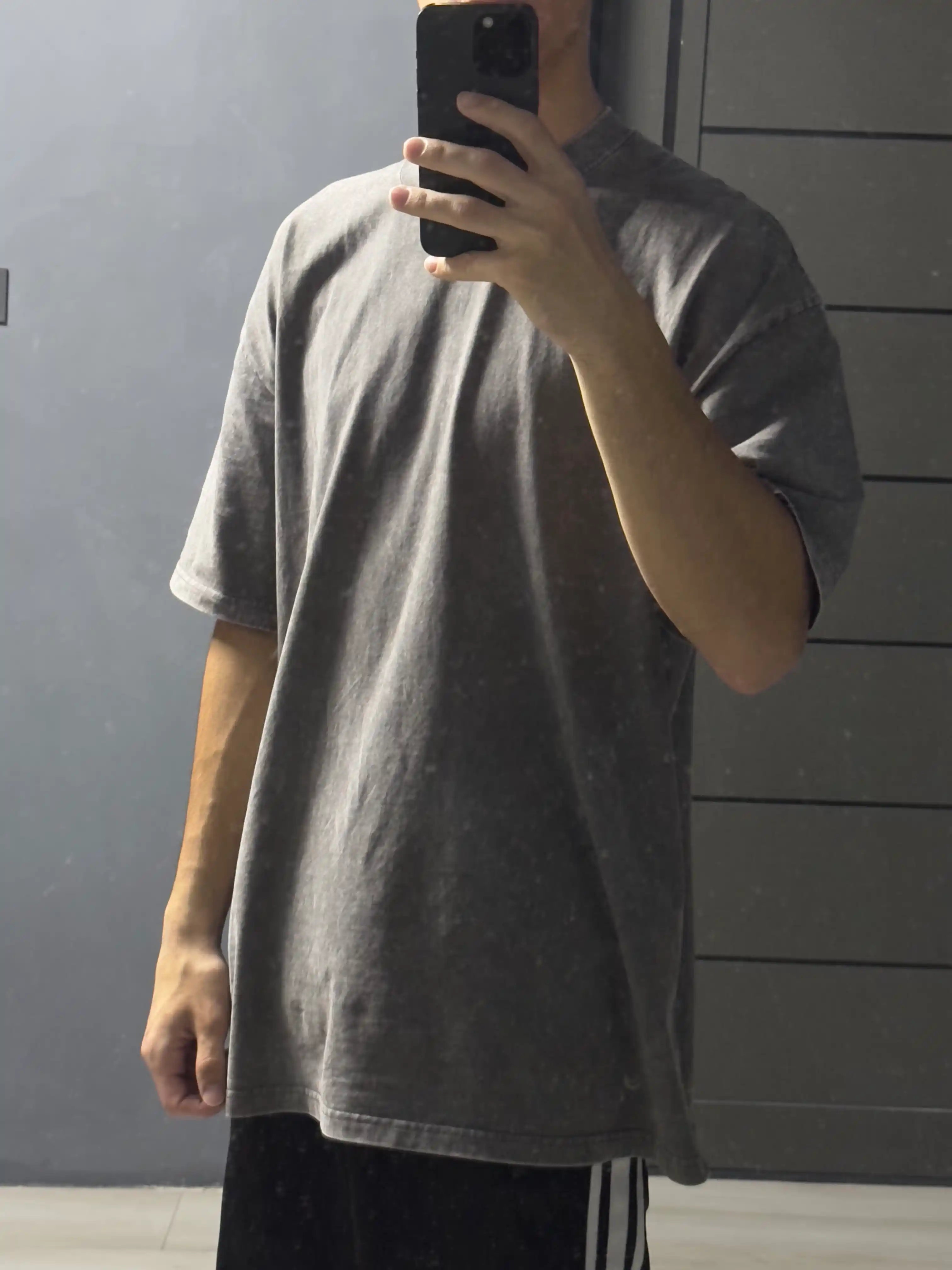 Oversize futbolka uniseks, 100% paxta ko'cha uslubi