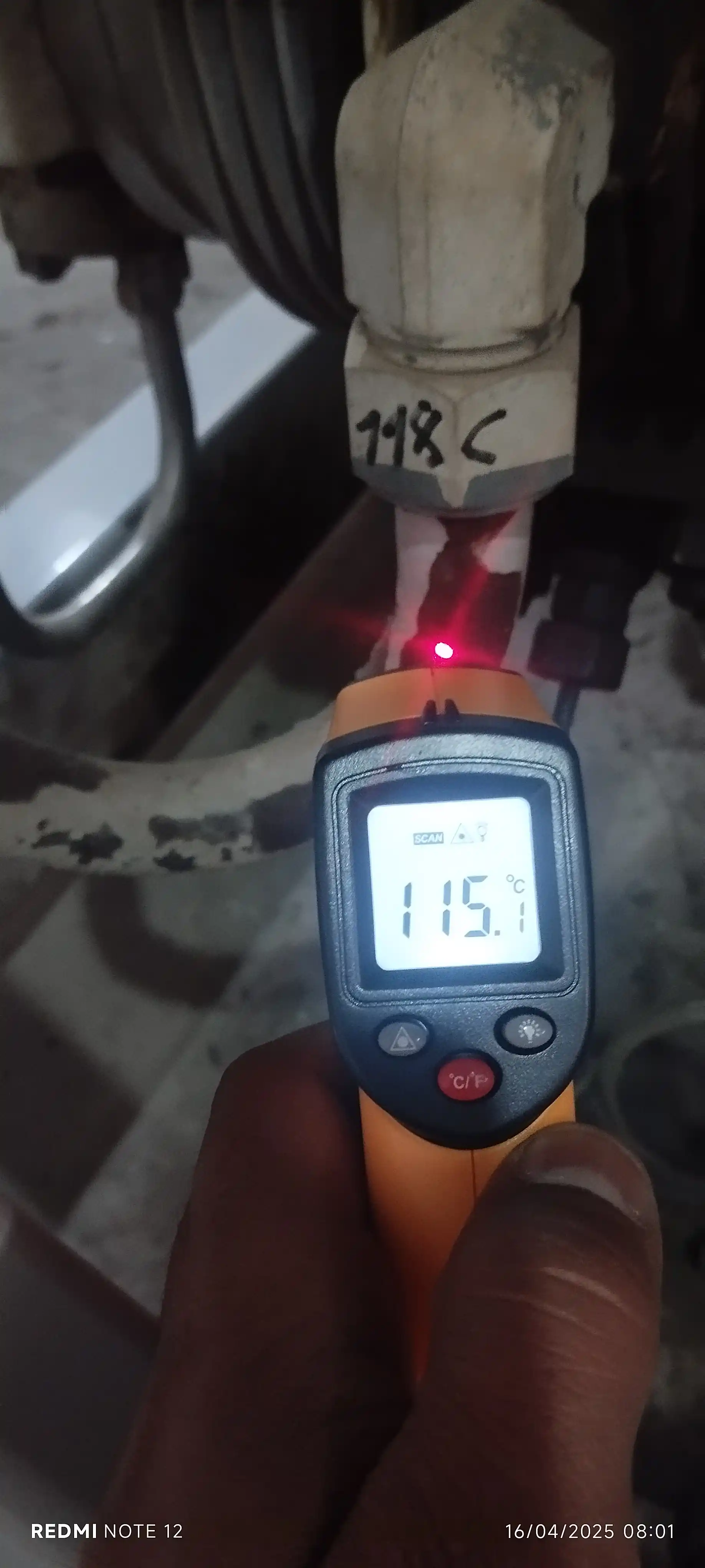 Термометр, пирометр инфракрасный BENETECH GM320