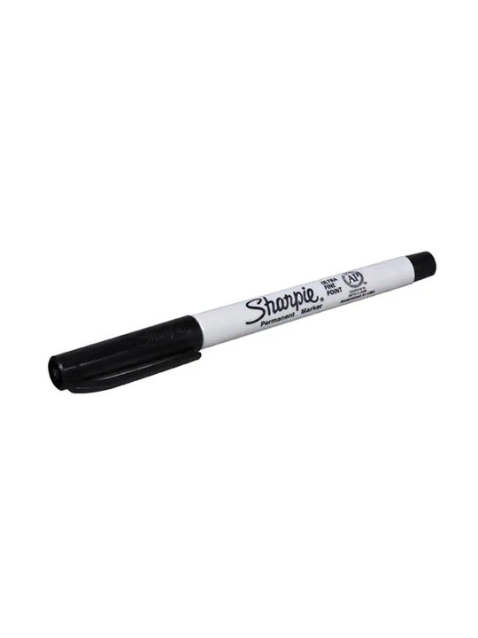 Sharpie har qanday sirt uchun, ultra yupqa doimiy qora marker