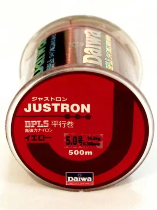Daiwa JustrON DPLS 500 m baliq ovlash uchun monofilament leska