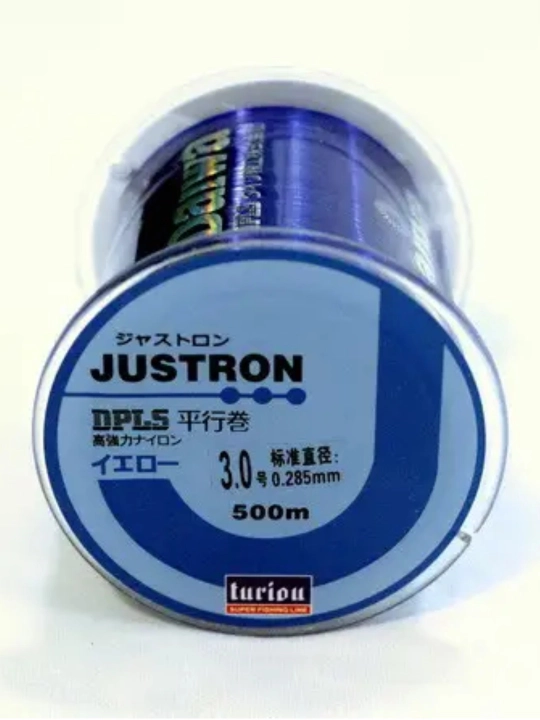 Daiwa JustrON DPLS 500 m baliq ovlash uchun monofilament leska