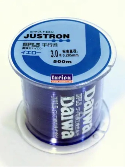 Daiwa JustrON DPLS 500 m baliq ovlash uchun monofilament leska