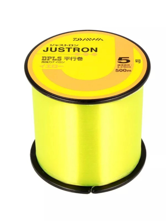 Daiwa JustrON DPLS 500 m baliq ovlash uchun monofilament leska