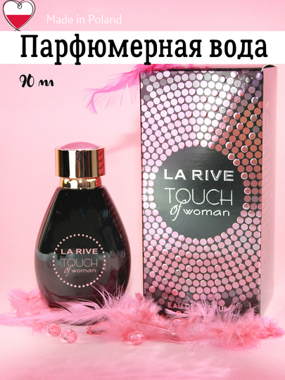 Ayollar parfyumeriya suvi TOUCH OF WOMAN, 90 ml, La Rive - 