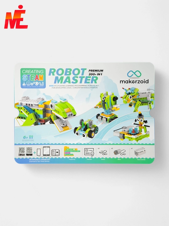 Набор для сборки роботов Makerzoid Robot Master 200 в 1