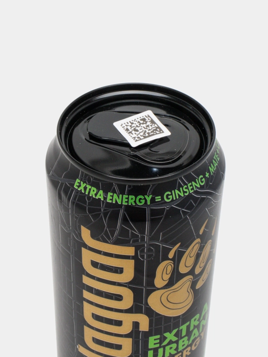 Kivi va kaktusli "Jaguar Extra Urban Energy" energetik ichimligi, 440 ml