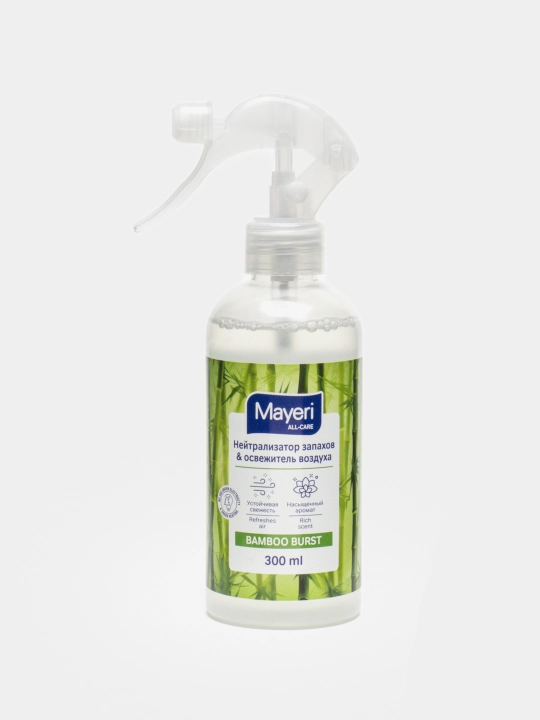Освежитель воздуха на водной основе MAYERI All-Care, "Бамбуковый лес", 300 мл