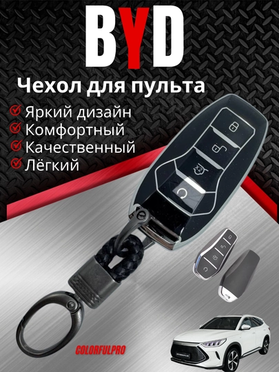 Чехол для пульта, цветной, модель BVD — COLORRR-BVD-ЧЕРН