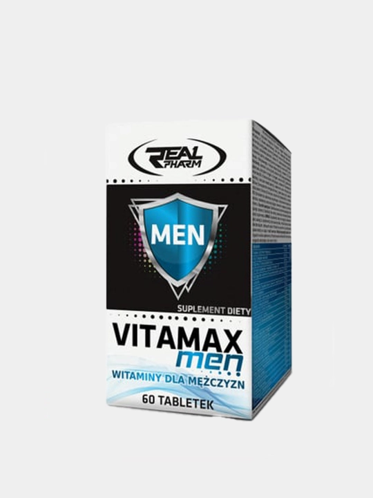 REAL PHARM VITAMAX MEN — Erkaklar salomatligi uchun to‘liq vitamin kompleksi!