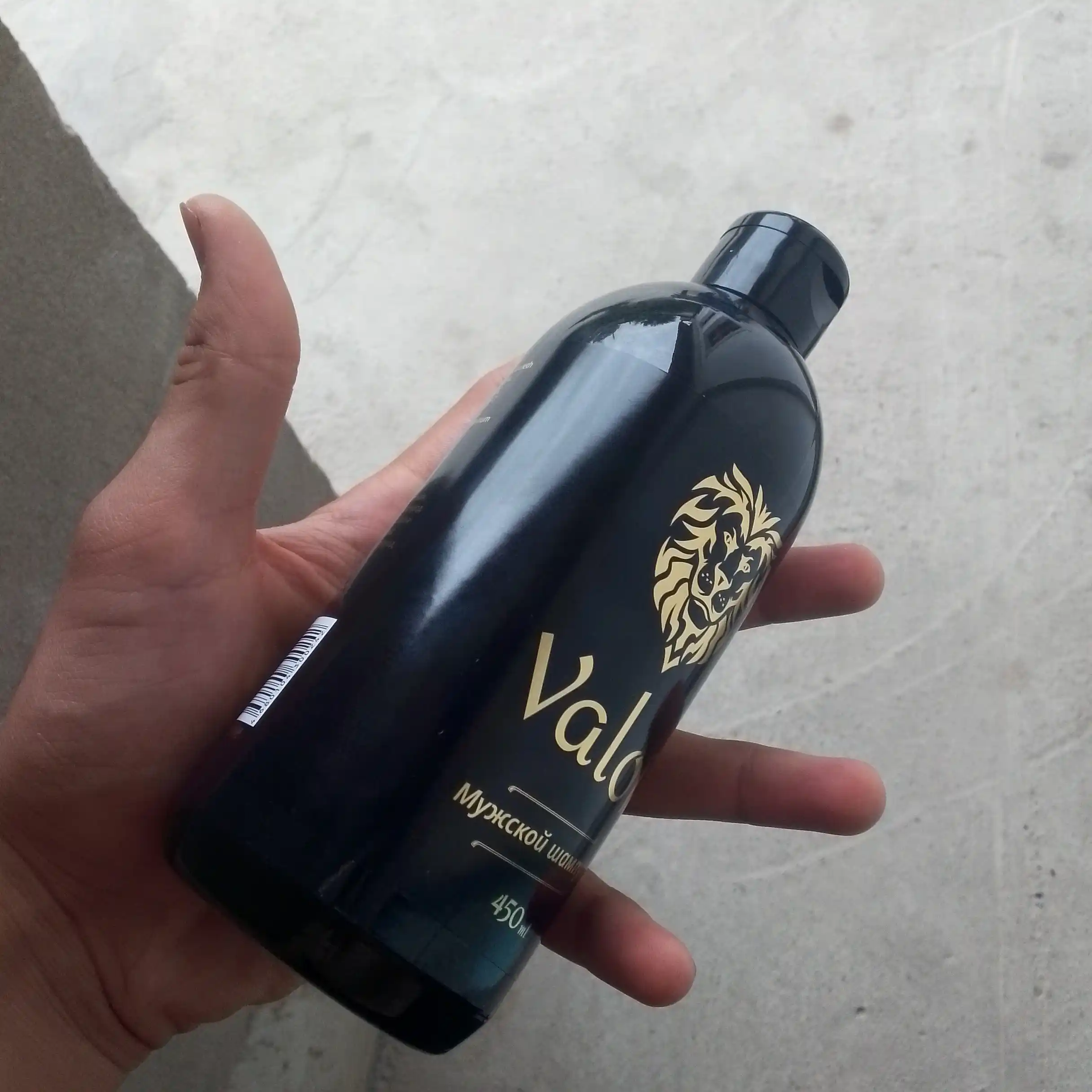 Erkaklar uchun shampun, soch to‘kilishiga qarshi, kundalik parvarish uchun, VALOR, 450 ml