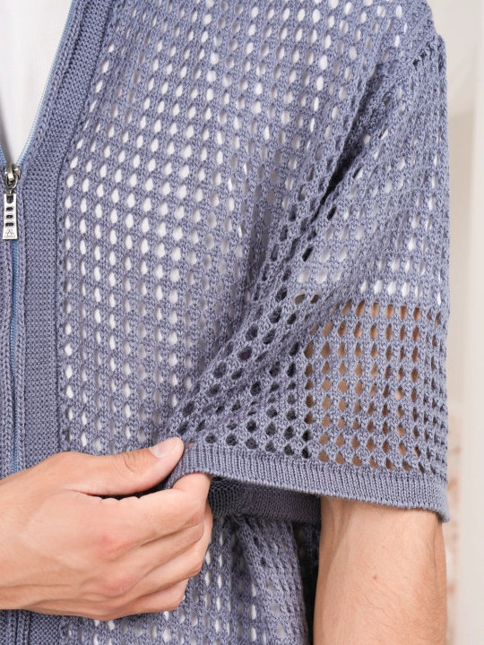 Didov Triko erkaklar trikotaj ko'ylagi zamok bilan, M L XL razmerli