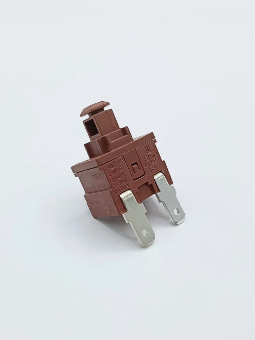 Кнопка включения для пылесоса с фиксацией KAN-L5, 2 pin, 10А