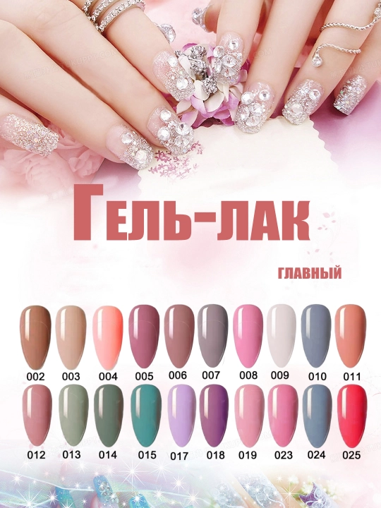 Гель-лак для ногтей и педикюра, набор для подбора цвета