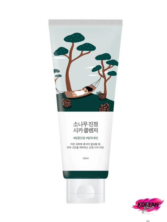 Muammoli teri uchun sentella ekstrakti ko‘pigi Round Lab Pine Calming Cica Cleanser - 