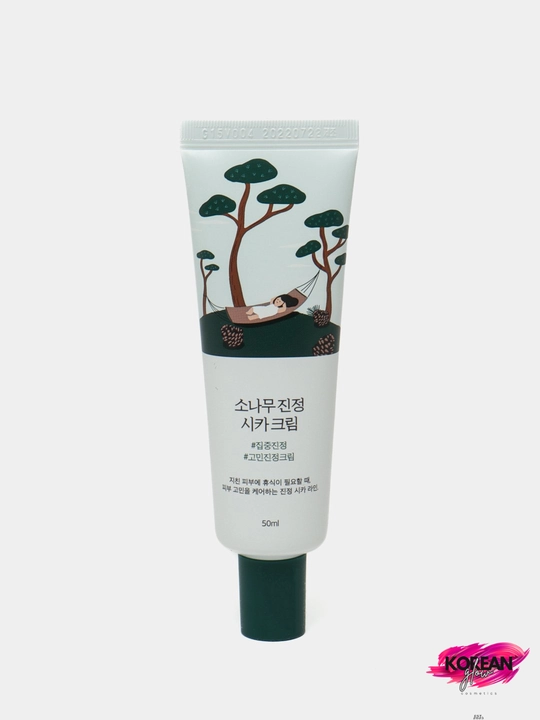 Крем с экстрактами сосны и центеллы для проблемной кожи Round Lab Pine Calming Cica Cream - 