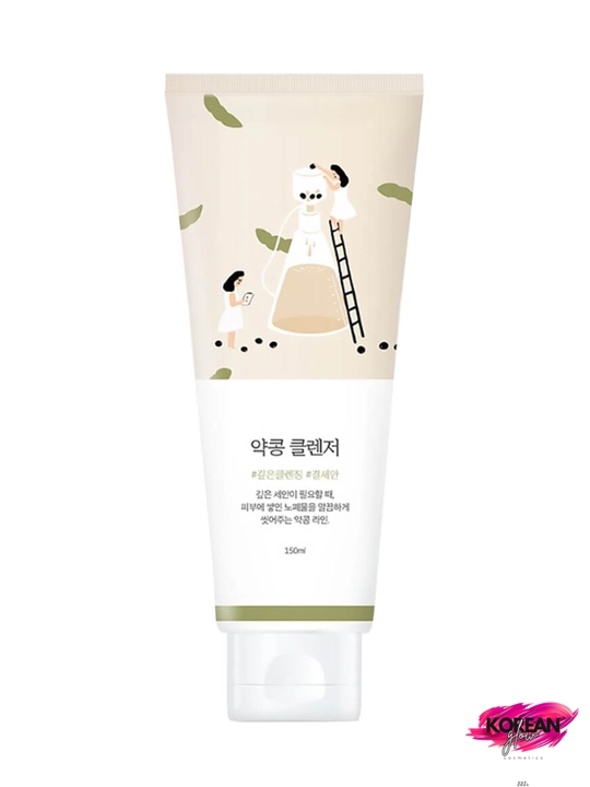 Oziqlantiruvchi kopik-skrab yuvinish uchun Round Lab Soybean Cleanser - 