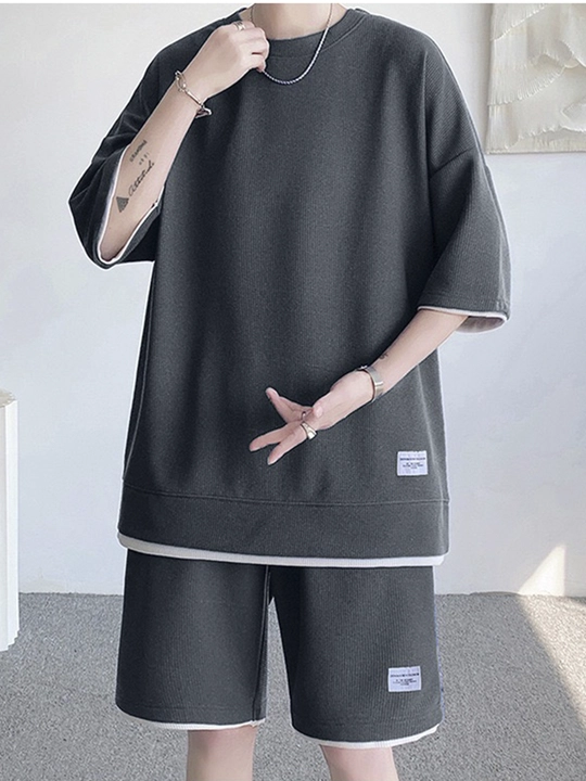 Мужская футболка и шорты, L-4XL