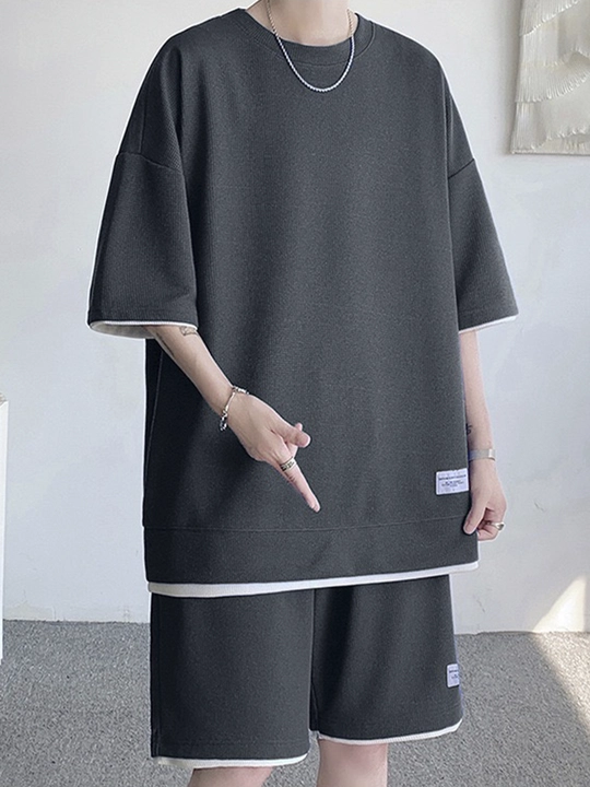 Мужская футболка и шорты, L-4XL