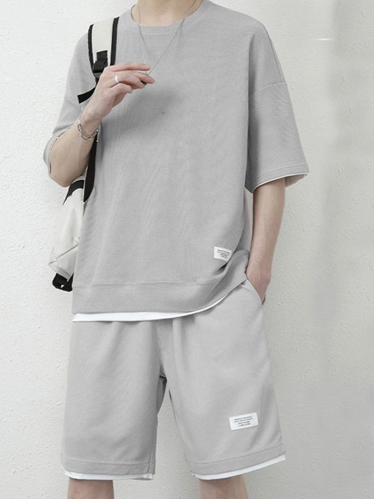 Мужская футболка и шорты, L-4XL