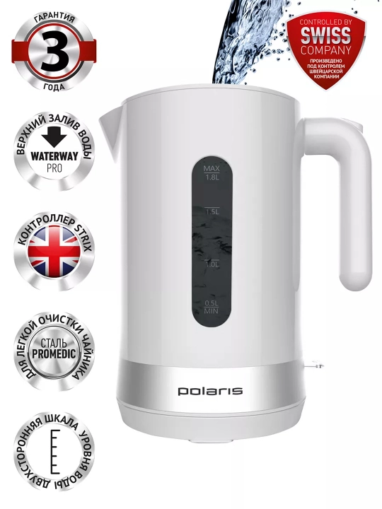 Чайник Polaris PWK 1803C Water Way Pro - 