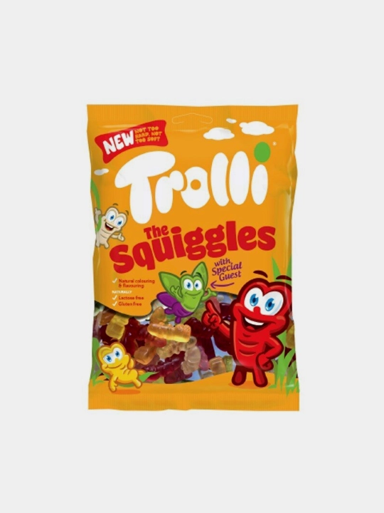 Marmelad, "Trolli" Caterpillars, "Gusenitsalar" 100 g - 