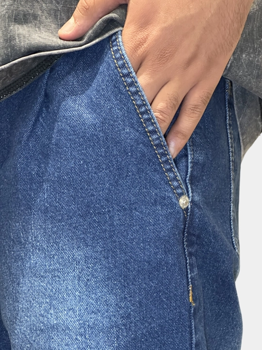 Erkaklar boyfriend-jinsi shimlari CJ Pleated Tapered Fit FE
