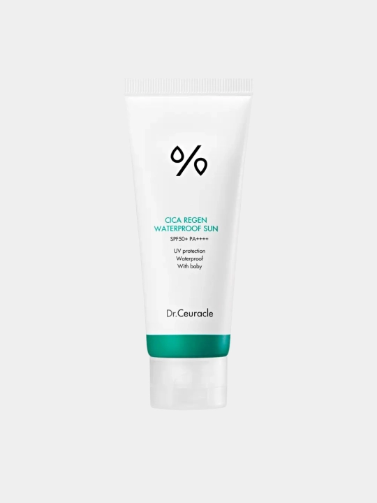 Dr. Ceuracle Cica Regen Wegan Sun Waterproof Quyoshdan himoya kremi SPF50+ PA++++