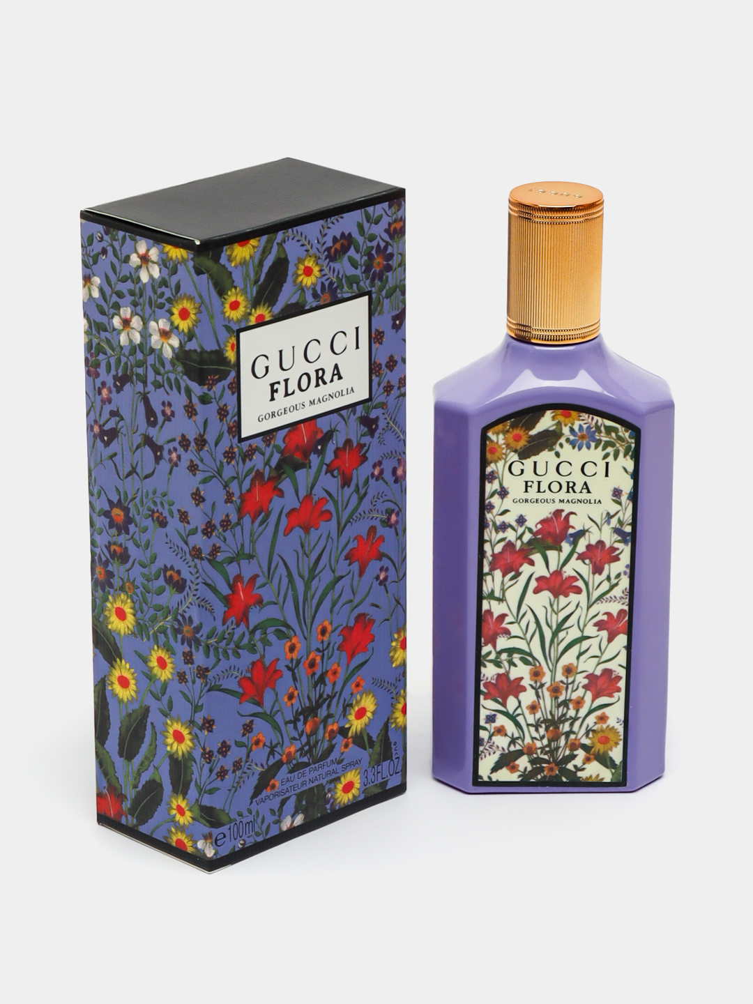 Парфюмированная вода Gucci Flora gorgeus Magnolia, элегантные цветы ifor, 100 мл - 
