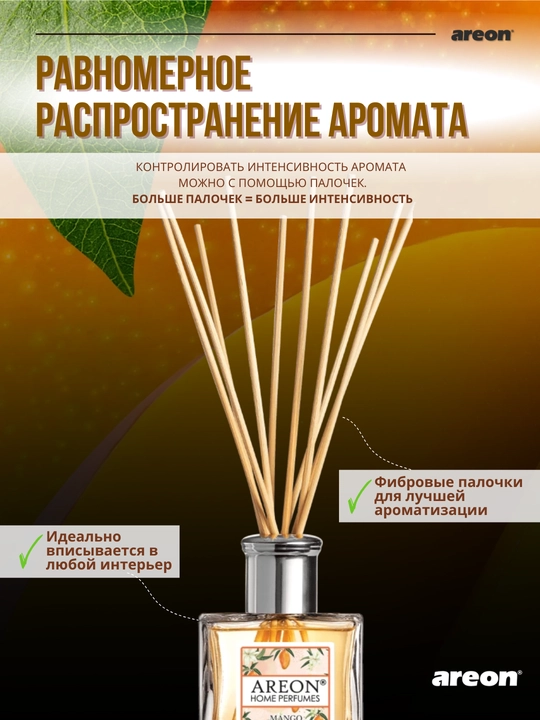 Диффузор для дома Areon Home Perfume Garden, освежитель воздуха, ароматизатор, 150 мл