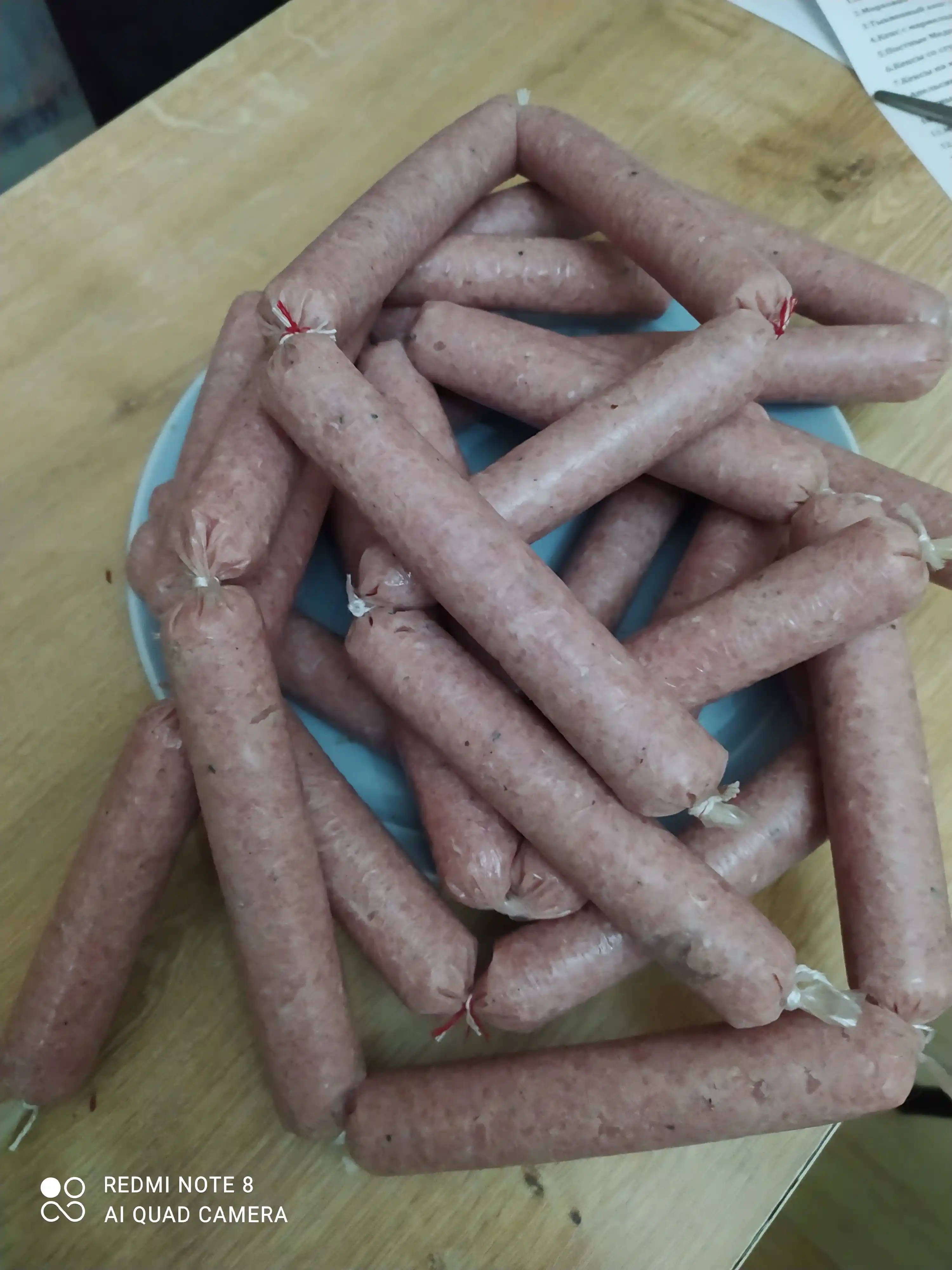 Kolbasa va sosiskalar uchun oziq-ovqat paketi, 45 metr