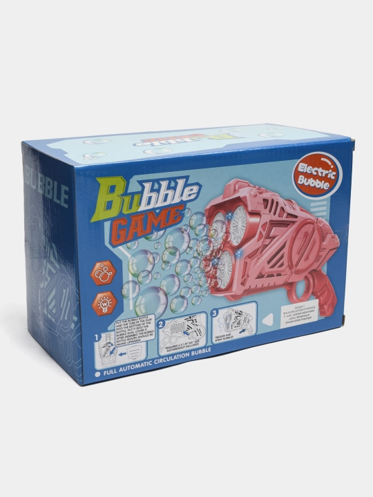 Автоматическая машина для мыльных пузырей, генератор, для детей  BUBBLE GUN