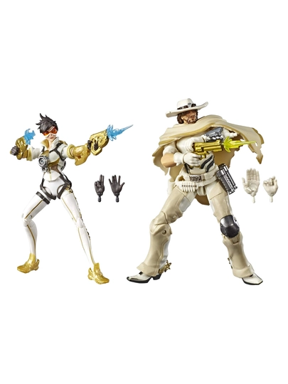 Overwatch Ultimates - ikki tomonlama harakat figurasi Tracer va Mccree - 