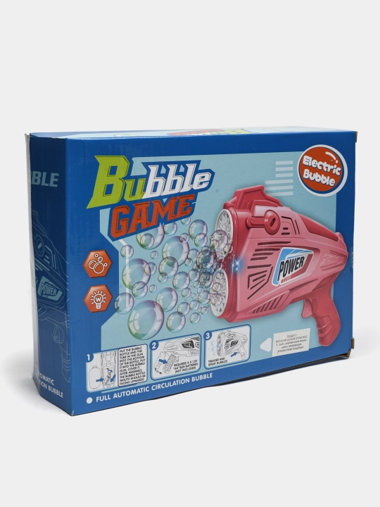 Автоматическая машина для мыльных пузырей, генератор, для детей  BUBBLE GUN