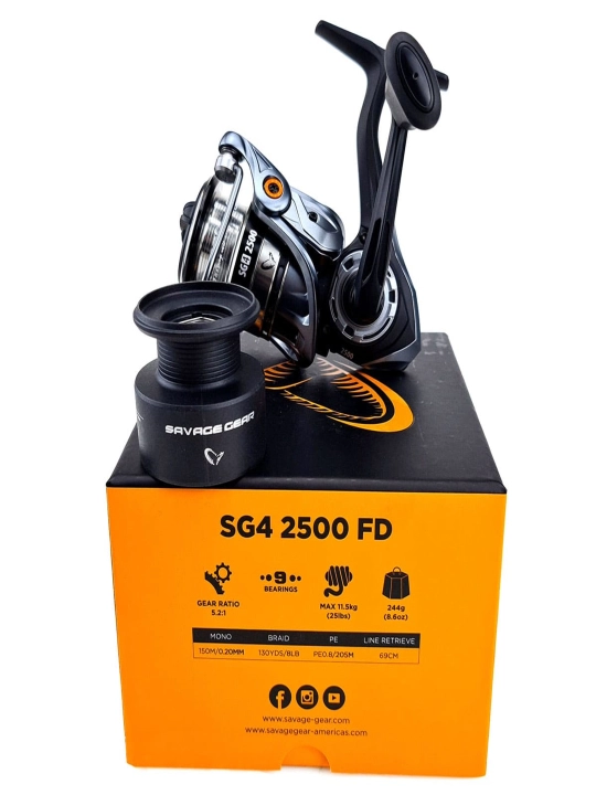 Катушка Savage Gear SG4 FD 2500 8+1BB INCL