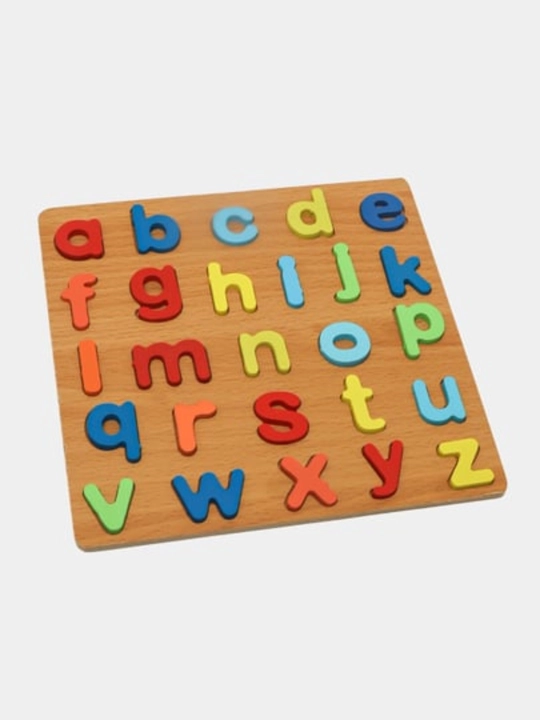 Montessori uslubidagi yog‘ochli rivojlantiruvchi boshqotirma — 6 xil model (20×20 cm)