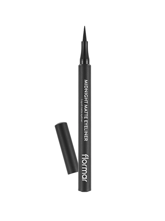 Подводка-фломастер для глаз, Midnight Matte Eyeliner - Flormar