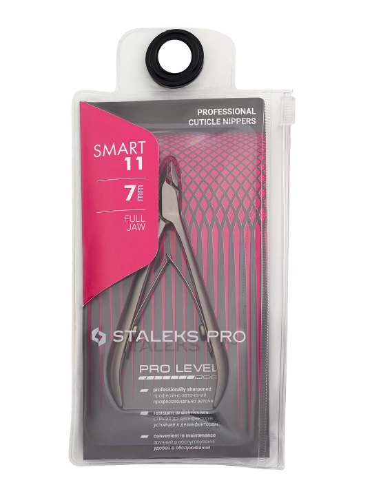 STALEKS Professional teri qirqish uchun qaychi SMART 11 7 mm