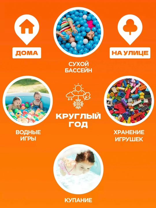 Бассейн для детей надувной, четырехугольный круглый детский бассейн, бассейн для детей