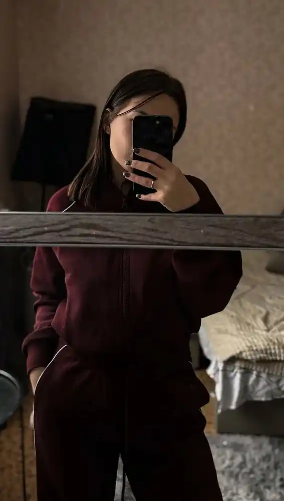 Ayollar kundalik sport kostyumi, ikki qismli, bomber va shimlar, S - L