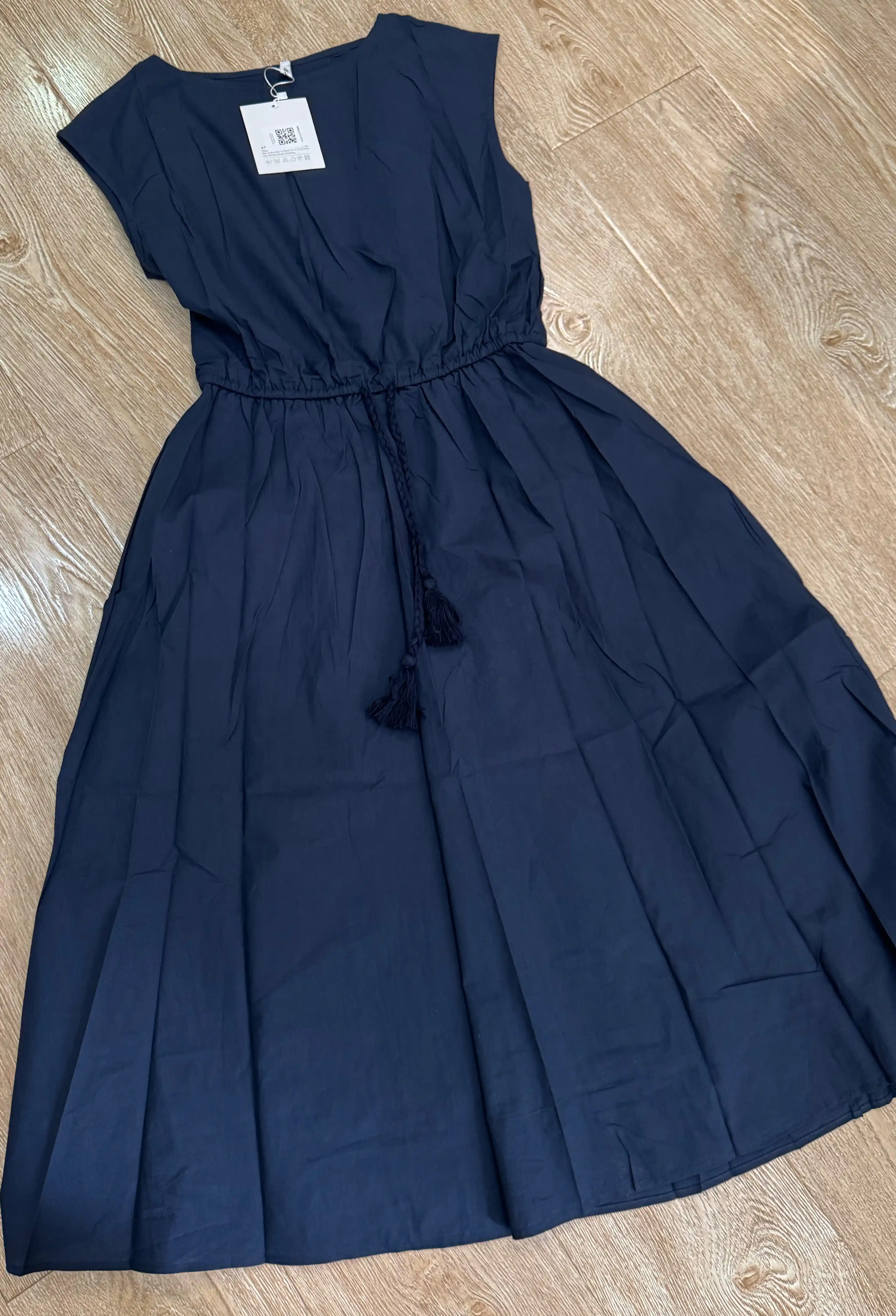 Платье женское, летнее, в стиле сафари, приталенное, хлопок  — EllyFashion
