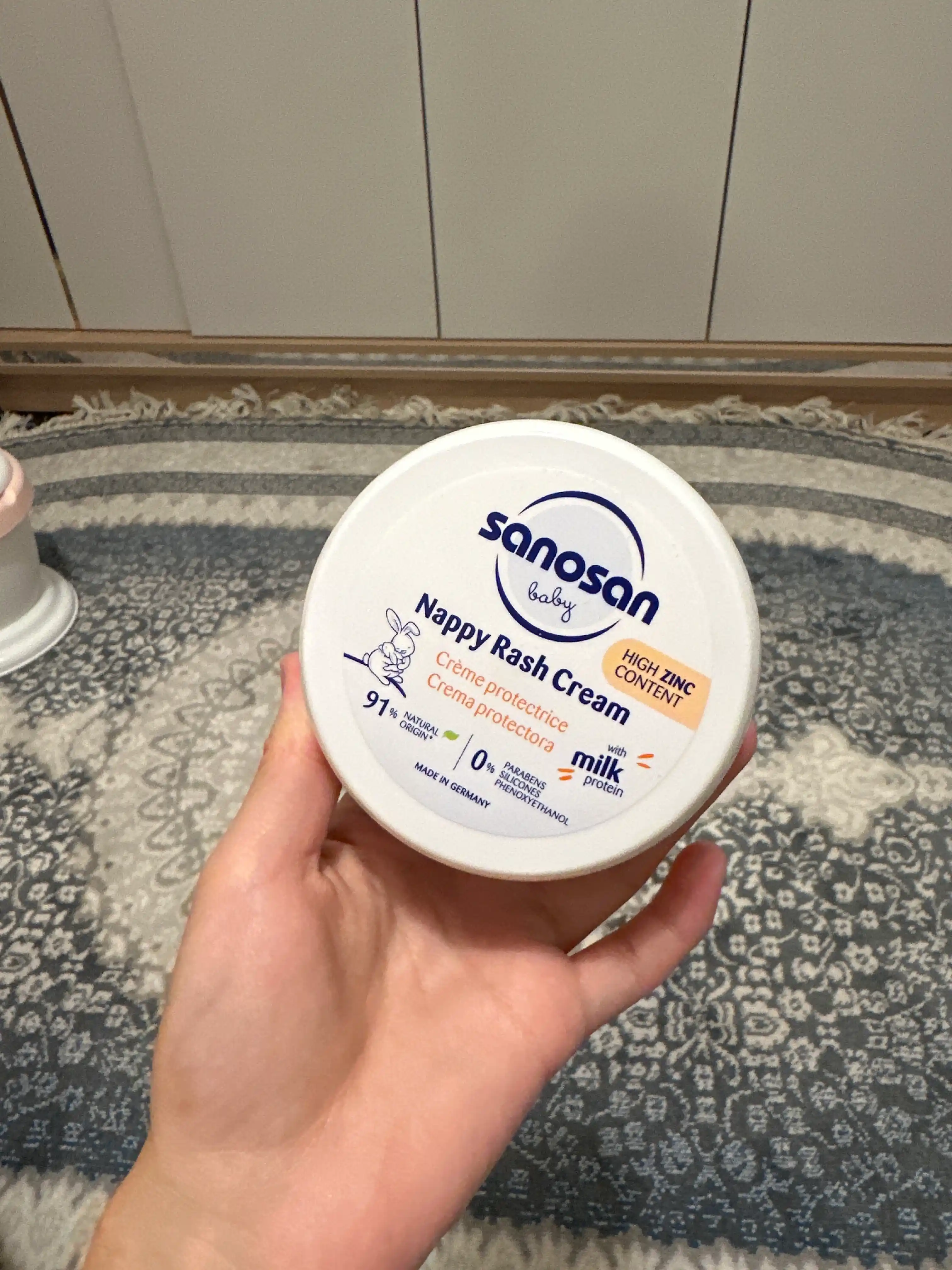 Krem Sanosan Baby, bez toshmalariga qarshi, 0 oy+, 150 ml