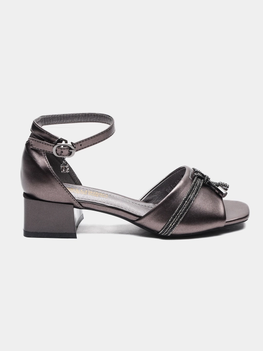 BELLISIMA 961-10PU sun’iy charmli ayollar bosonojkasi, 5 sm poshna, 2 rang, 36–40