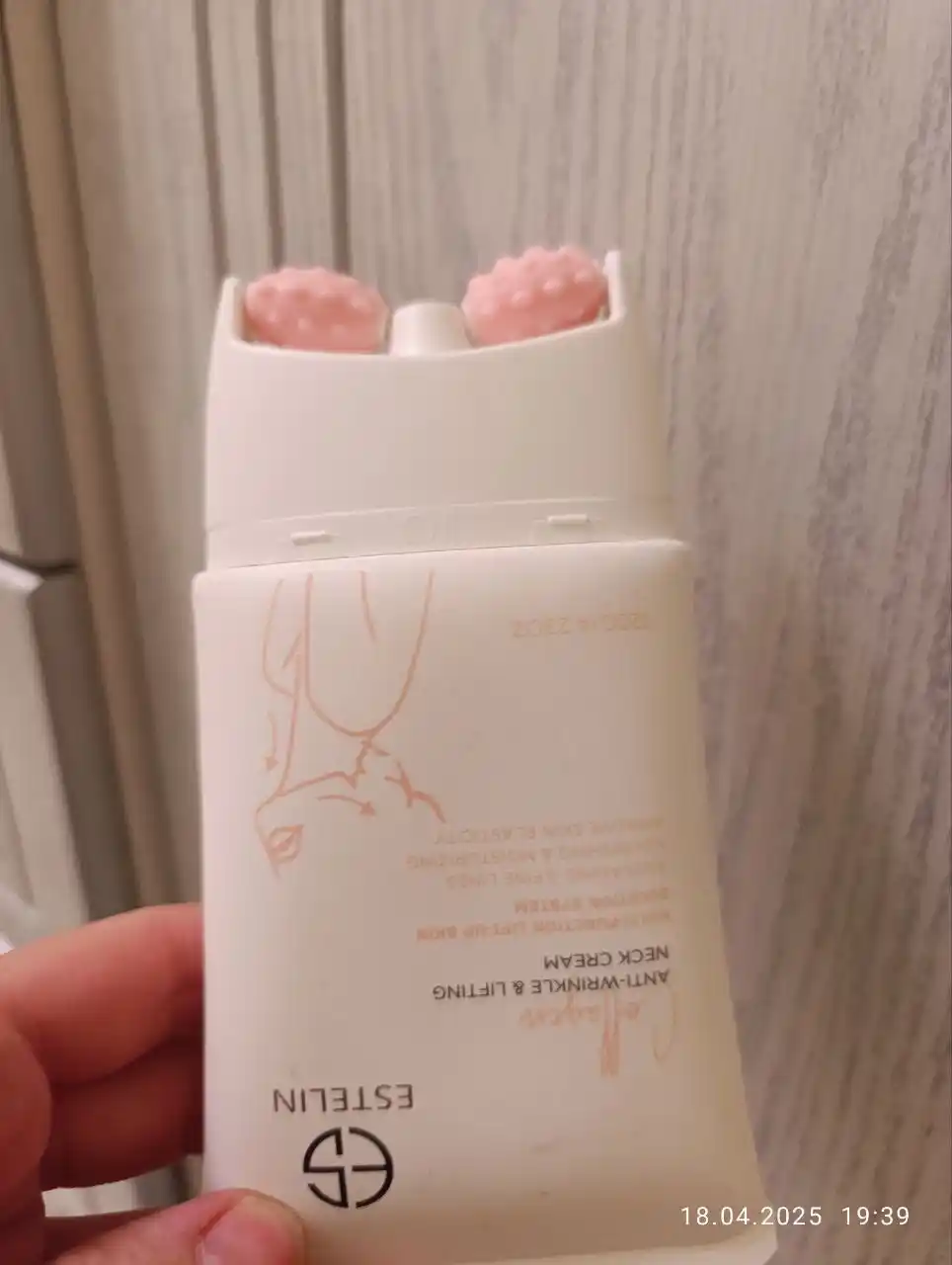 Estelin Collagen крем лифтинг для шеи и декольте  подтягивает и укрепляет кожу шеи 