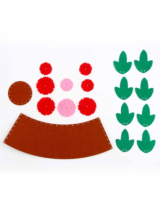 "Pushti gullar guldastasi"qozonidagi diy gullari